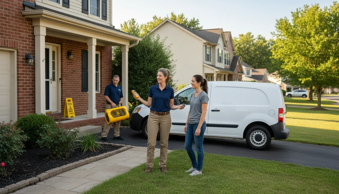 Water restoration image for Mildew Remediation in Nelsonia, VA